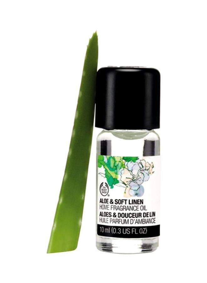 THE BODY SHOP Aloe And Soft Linen Perfume Oil Clear/Black/Green 10ml  - Image 3