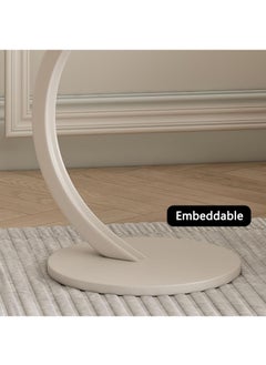 Y&D End Table Side Table With Cloud Shape C-Shaped Coffee Table With Metal Frame For Couch,Beside Small Table For Living Room Bedroom Indoor & Outdoor Nightstand  - Image 5