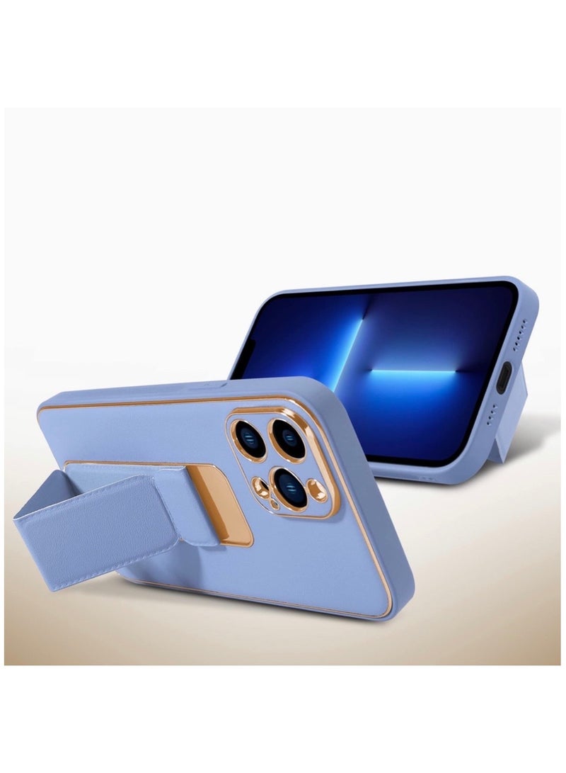 3in1 Magnetic Wrist Strap Hand Grip with Stand Case Cover for Apple Iphone 14pro Skyblue - Image 4