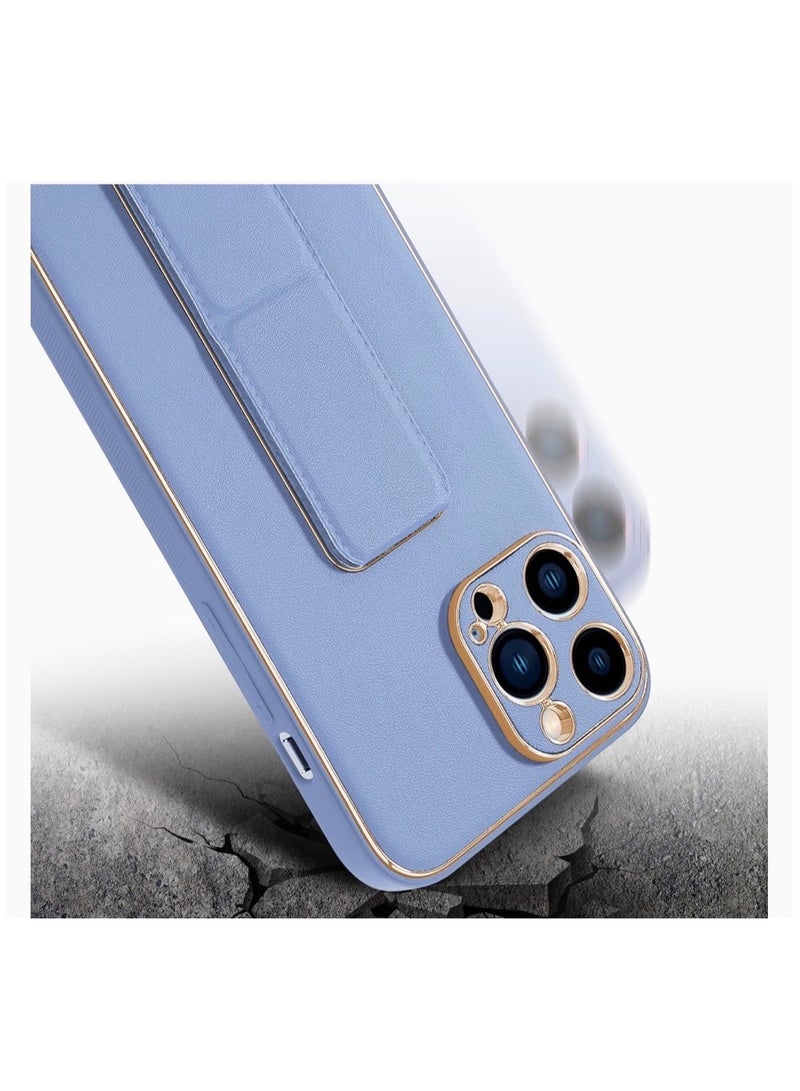 3in1 Magnetic Wrist Strap Hand Grip with Stand Case Cover for Apple Iphone 14pro Skyblue - Image 5