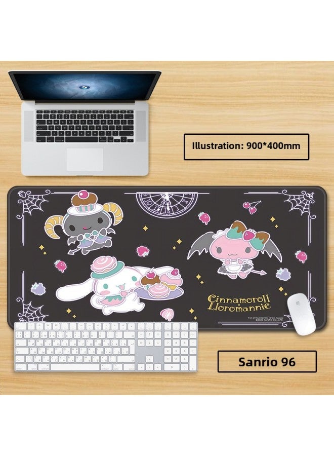 Unlocked Sanrio Mouse Pad Extra Large Girl Cute Cartoon Notebook Office Computer Keyboard Learning-Color:80x30cm Thickness 3mm-Pattern:Champagne Sanrio 96  - Image 1