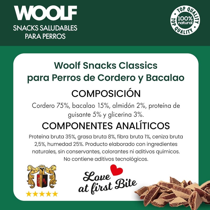Woolf Anti slip Lamb and Cod Triangle for Dog and Cat 100 g Liquid tight joint - Image 5