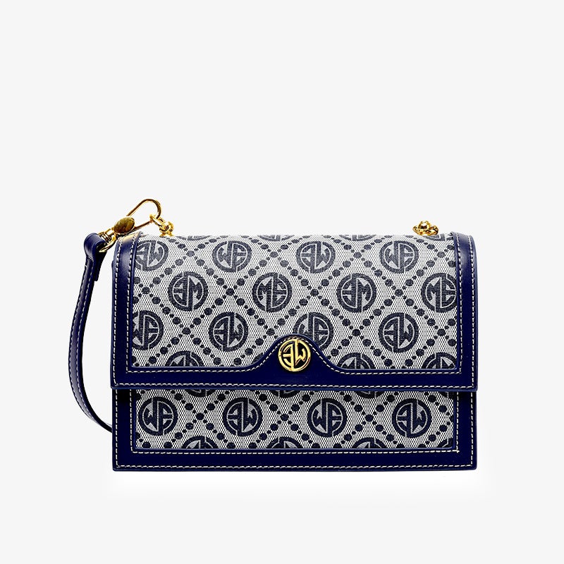 Postman Bag Women'S Printed Shoulder Bag Ins Fashion Tofu Bag Wide Shoulder Strap Crossbody Bag Export Spot - Image 3