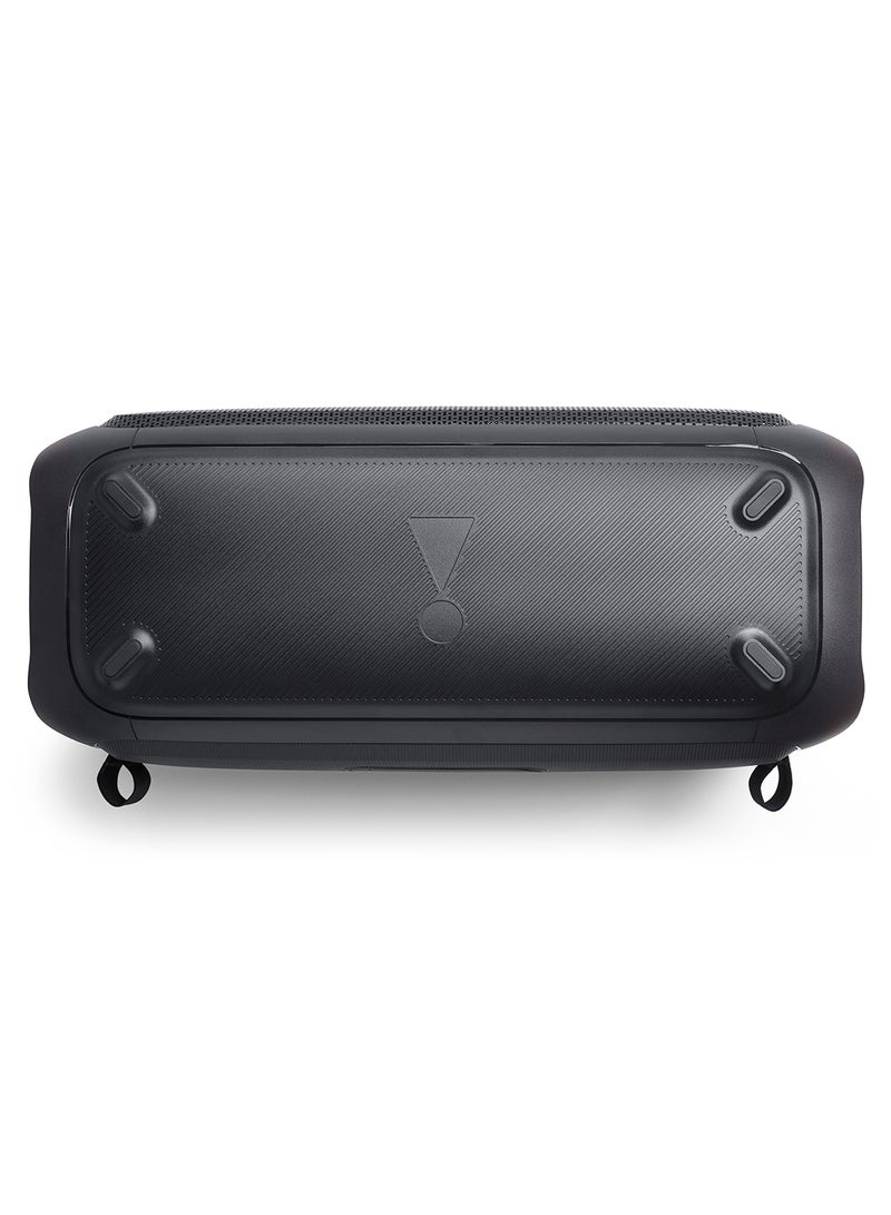JBL Partybox On-The-Go Essential Portable Party Speaker With Built-In Lights And Wireless Mic Black - Image 4