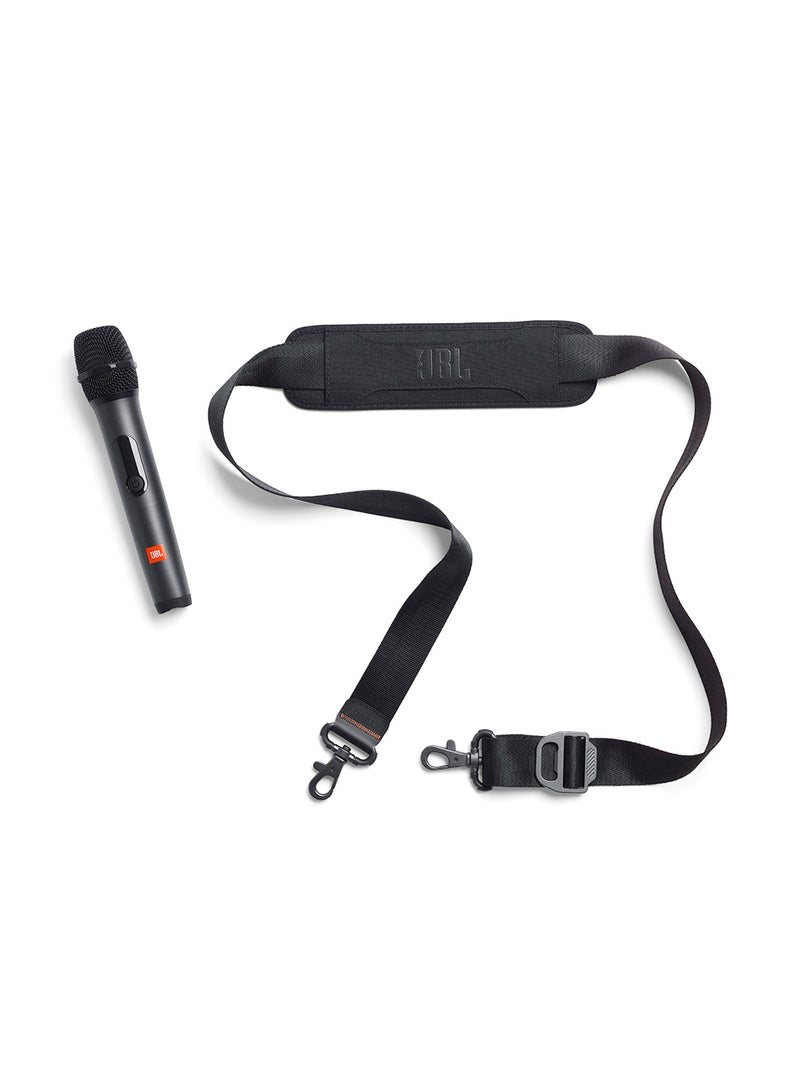 JBL Partybox On-The-Go Essential Portable Party Speaker With Built-In Lights And Wireless Mic Black - Image 2