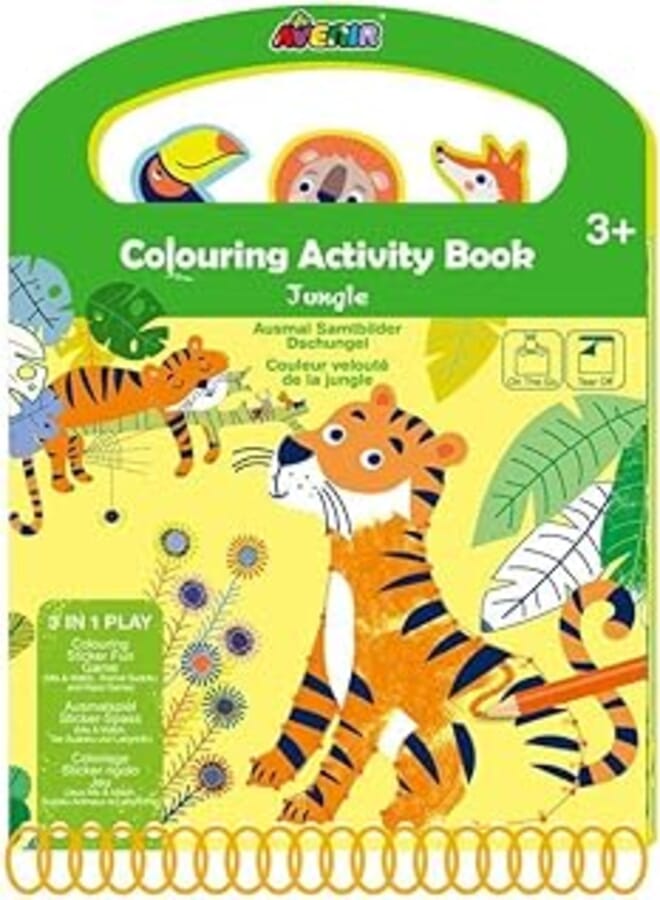 Avenir Colouring Activity Book-Jungle