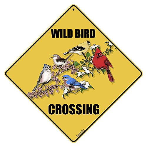 CROSSWALKS Wild Bird Crossing 12" X 12" Aluminum Sign (X21) - Image 5
