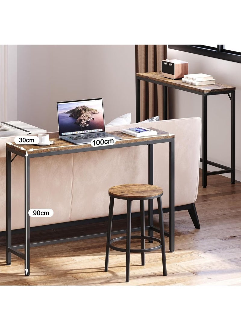 AGD - Console Table Simple Sofa Table Home Coffee Corner Display Entryway Table for Couch Hallway Entrance Living Room - Image 1