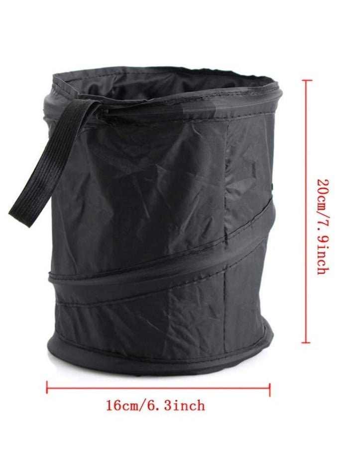 Harse Portable Folding Car Trash Can Universal Collapsible Car Garbage Bin Wastebasket Hanging Travel Storage Box Bag - Image 5