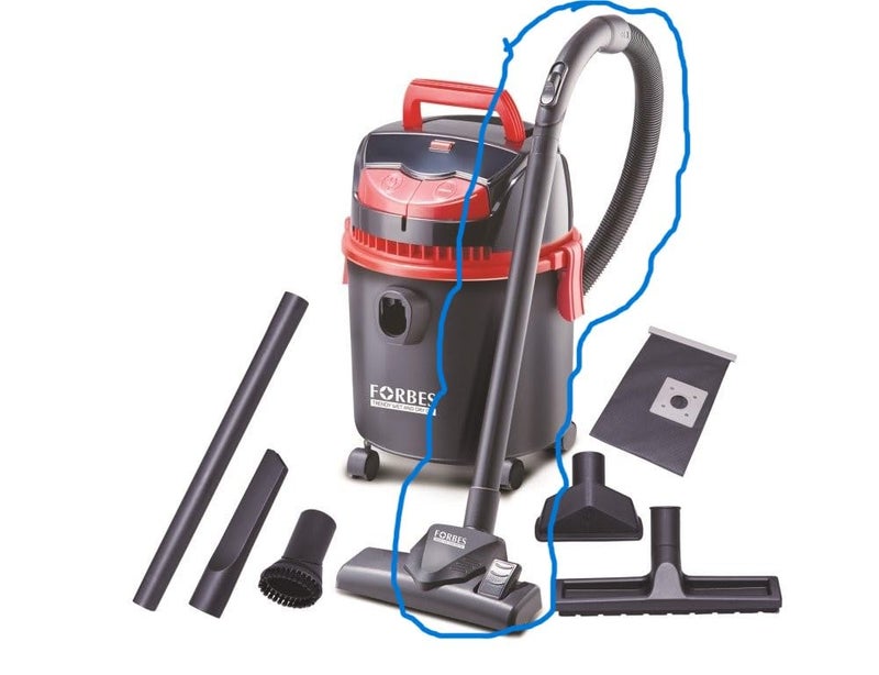 Forbes Vacuum Cleaner Trendy Wet And Dry Dx1150 Hose Pipe Black  - Image 3