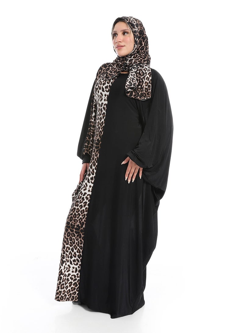 سيزار اسدال صلاة حريمي مزود بنقش تايجر  - Image 2