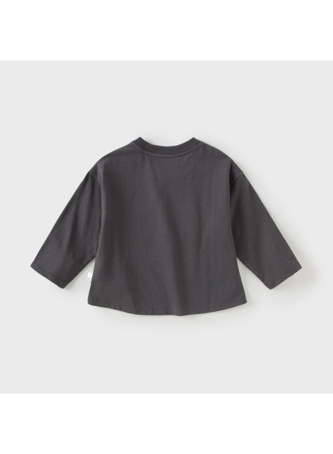 Mall Same Style】kids Long Sleeve T-shirt 2025 Autumn Collection Cotton Top For Girls & Boys Baby Wear - Image 3
