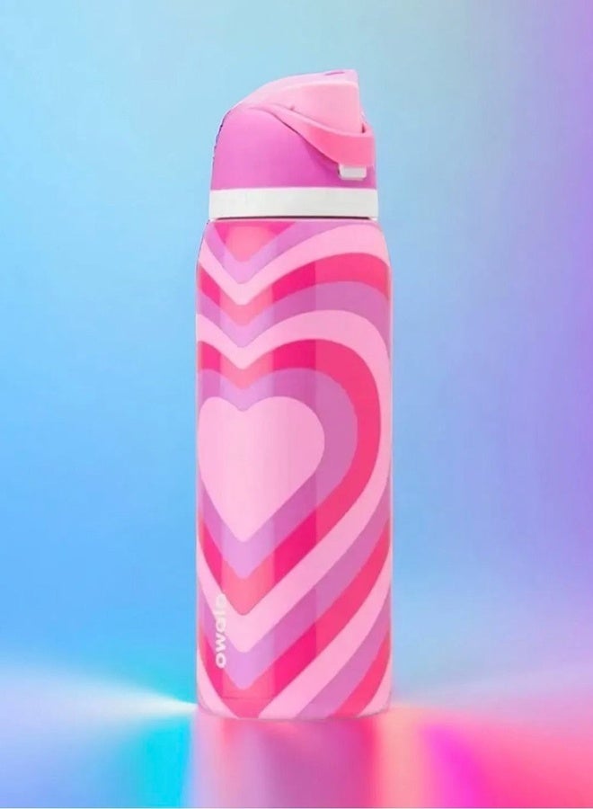 FreeSip Insulated Stainless Steel Water Bottle with Straw for Sports, Travel, and School BPA-Free Sports Water Bottle - Image 2