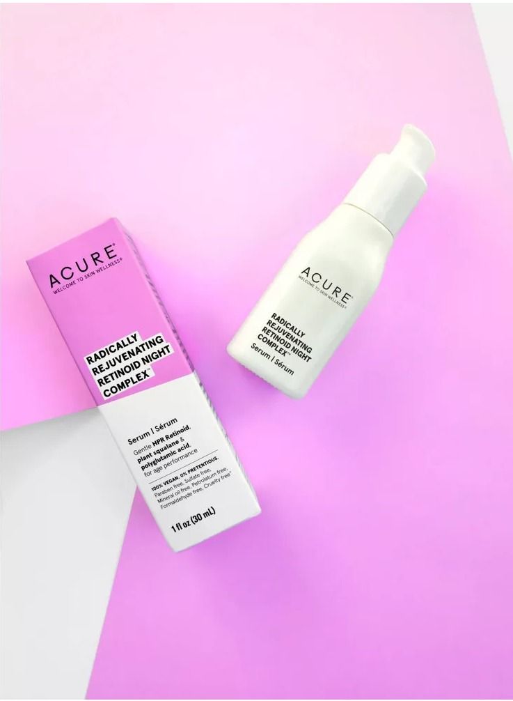 Acure علاج الوجه ليلي مركب الريتينويد المجدد بشكل جذري - 30 مل - Image 3