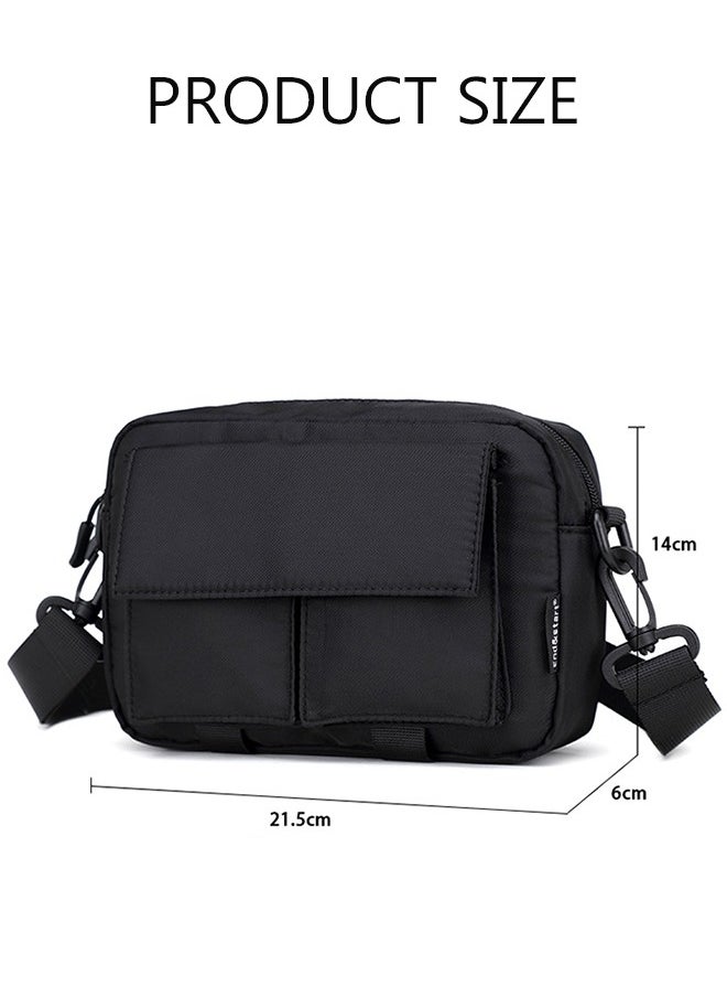 DUNISO Fashionable Sling Bag Crossbody Bag for Men and Women Waterproof Sling Backpack Hiking Daypack Multipurpose Anti-theft Cross Body Chest Bag for Out door Sports  - Image 4