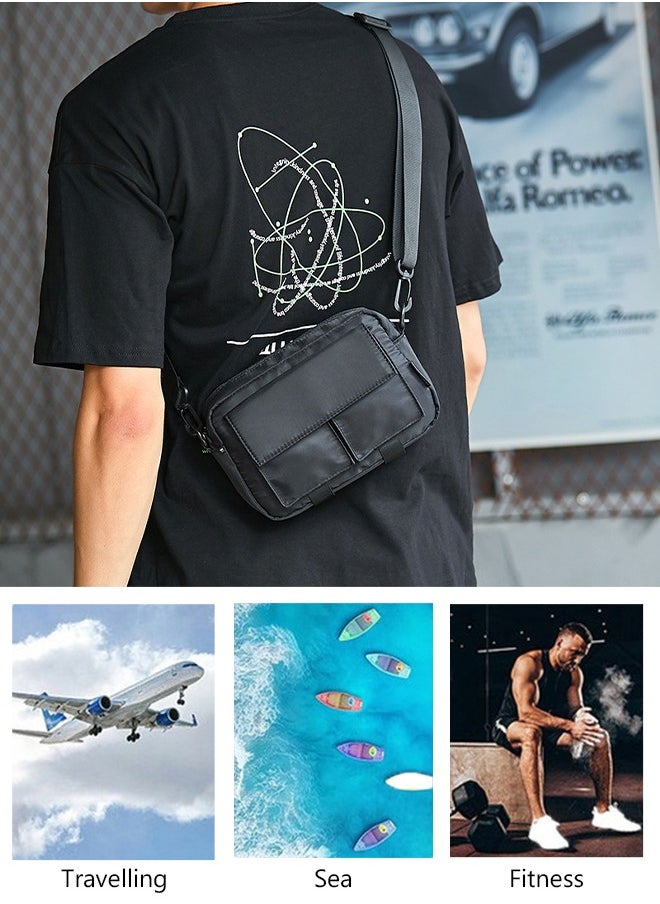 DUNISO Fashionable Sling Bag Crossbody Bag for Men and Women Waterproof Sling Backpack Hiking Daypack Multipurpose Anti-theft Cross Body Chest Bag for Out door Sports  - Image 2