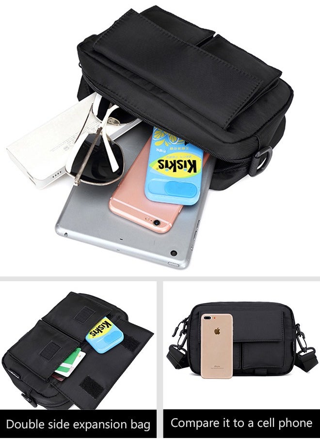 DUNISO Fashionable Sling Bag Crossbody Bag for Men and Women Waterproof Sling Backpack Hiking Daypack Multipurpose Anti-theft Cross Body Chest Bag for Out door Sports  - Image 3
