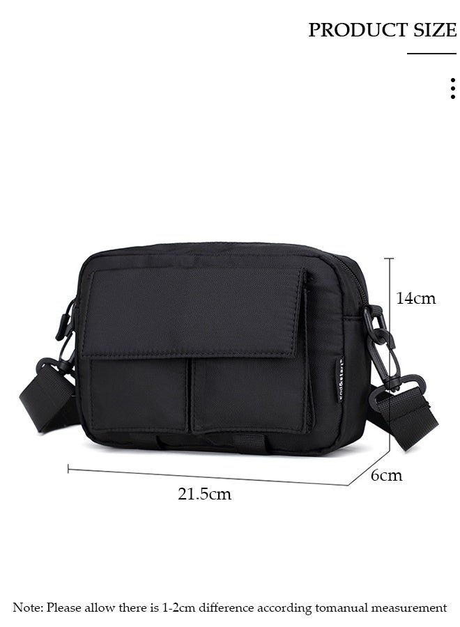 DUNISO Fashionable Sling Bag Crossbody Bag for Men and Women Waterproof Sling Backpack Hiking Daypack Multipurpose Anti-theft Cross Body Chest Bag for Out door Sports - Image 2