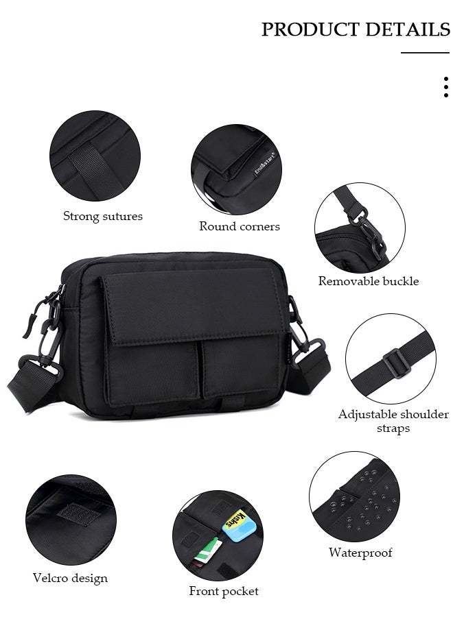 DUNISO Fashionable Sling Bag Crossbody Bag for Men and Women Waterproof Sling Backpack Hiking Daypack Multipurpose Anti-theft Cross Body Chest Bag for Out door Sports - Image 3