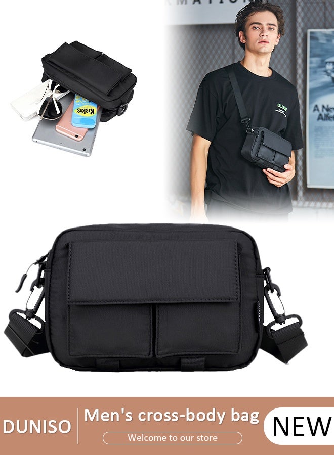 DUNISO Fashionable Sling Bag Crossbody Bag for Men and Women Waterproof Sling Backpack Hiking Daypack Multipurpose Anti-theft Cross Body Chest Bag for Out door Sports - Image 1