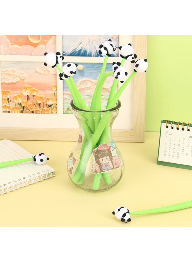 HELPS Cartoon Giant Panda Soft Glue Gel Pen Student Creative High Color Value Rocking Music Signature Pen Cute Learning Stationery - Image 4