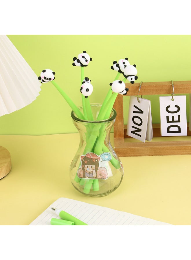 HELPS Cartoon Giant Panda Soft Glue Gel Pen Student Creative High Color Value Rocking Music Signature Pen Cute Learning Stationery - Image 2