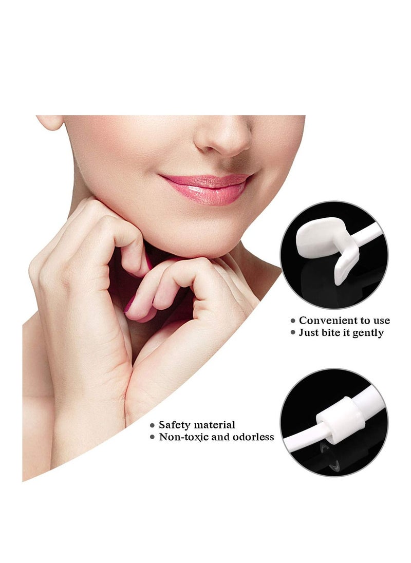 KASTWAVE 5 قطع من أداة تمرين عضلات الوجه، قطعة فم رفيعة، أداة ابتسامة الوجه المرنة، أداة تمرين عضلات الوجه، مجموعة تمرين شد الوجه المرنة  - Image 4