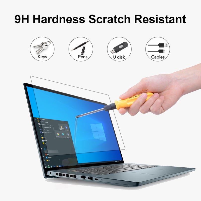 YongMai حماية شاشة لابتوب 16 بوصة من زجاج مقسى - عبوة واحدة متوافقة مع HP/Dell/Acer/ASUS/Samsung/Lenovo/MSI/Toshiba/LG/Razer Blade بنسبة عرض إلى ارتفاع 16:10 - Image 3