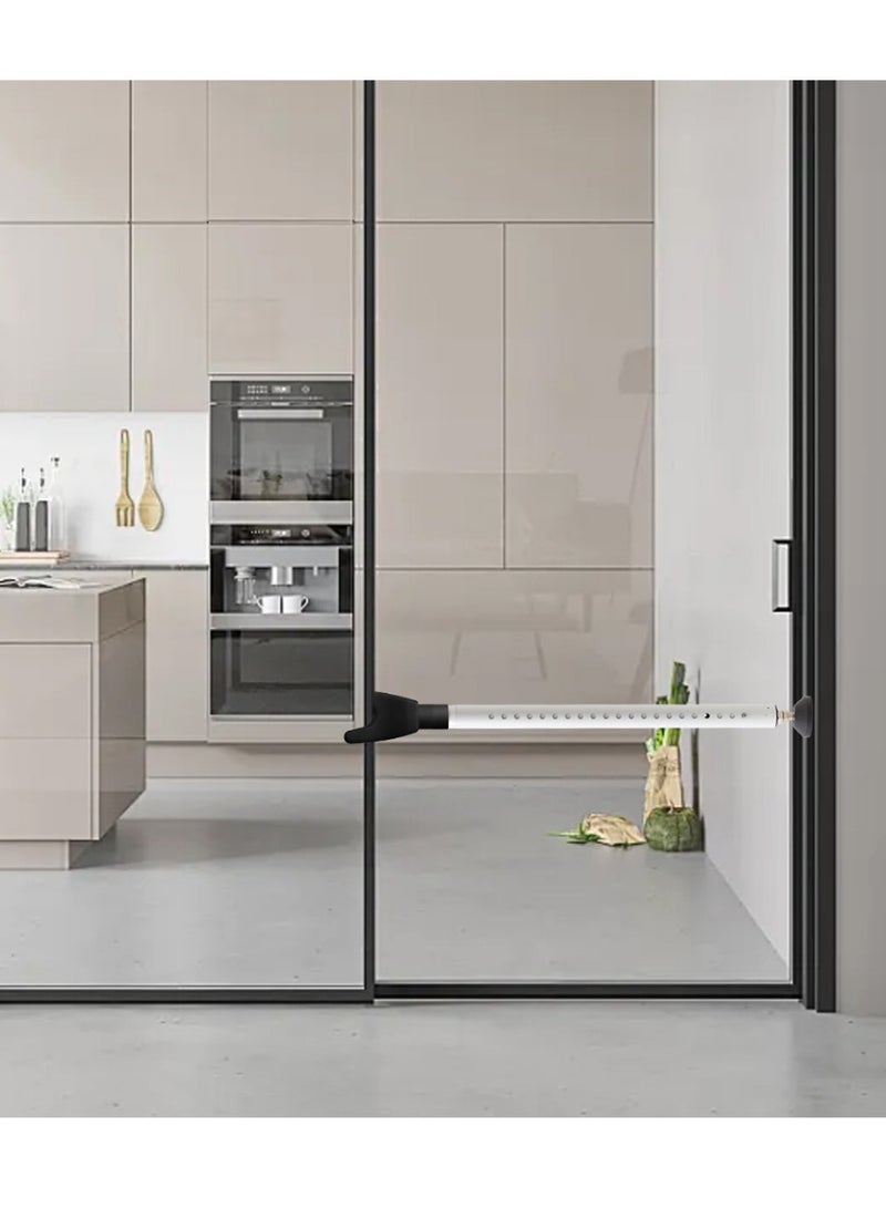 عام بوابة باب شقة دعم الباب قضيب زجاج الباب دعم الباب قضيب يتقلص قابل للتعديل الباب سدادة المضادة للتصادم تلسكوبي قضيب - Image 5