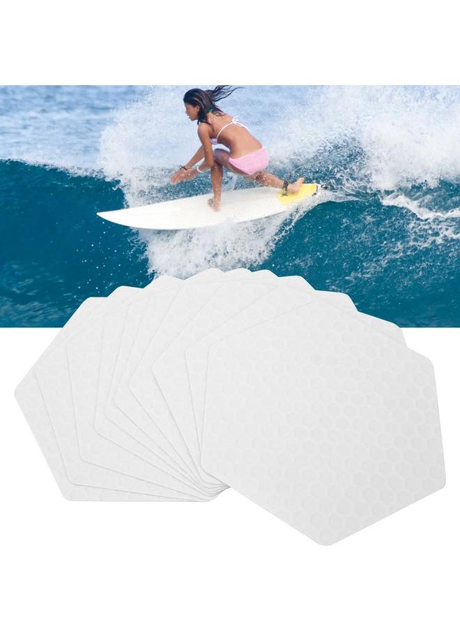 Thoraya 10 pcs Silicone Paddle Board Non slip Mat Adhesive Deck Pad for Surfboard Short Board Long Board  - Image 5