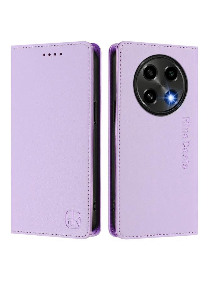 إيروريكس جراب لهاتف OPPO A2 Pro 5G / F27 Pro 5G RC01 جراب هاتف جلدي مزدوج الطي مزود بخاصية الشفط المغناطيسي بتقنية RFID - Image 2