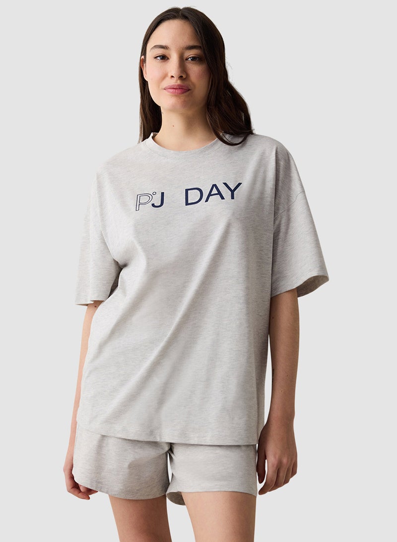 Penti Cotton Grey Pyjama Set - Image 1