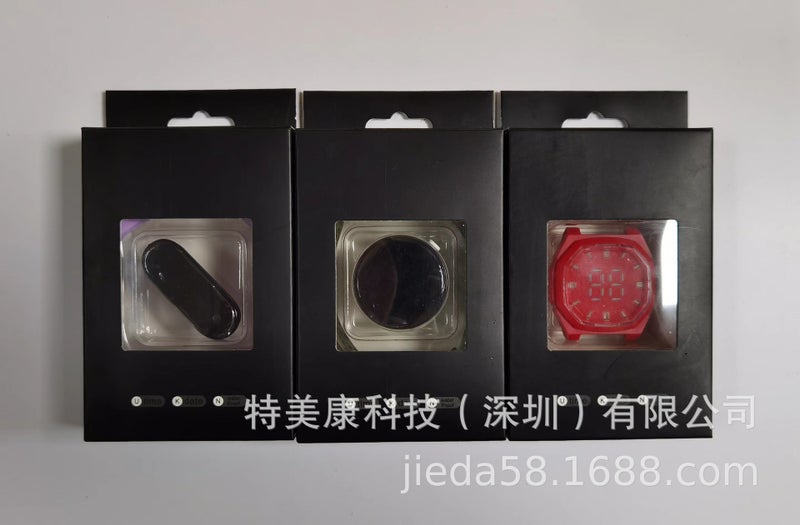 Waterproof LED M3 Bracelet New Fashion Sports Kids Watch Packing Box