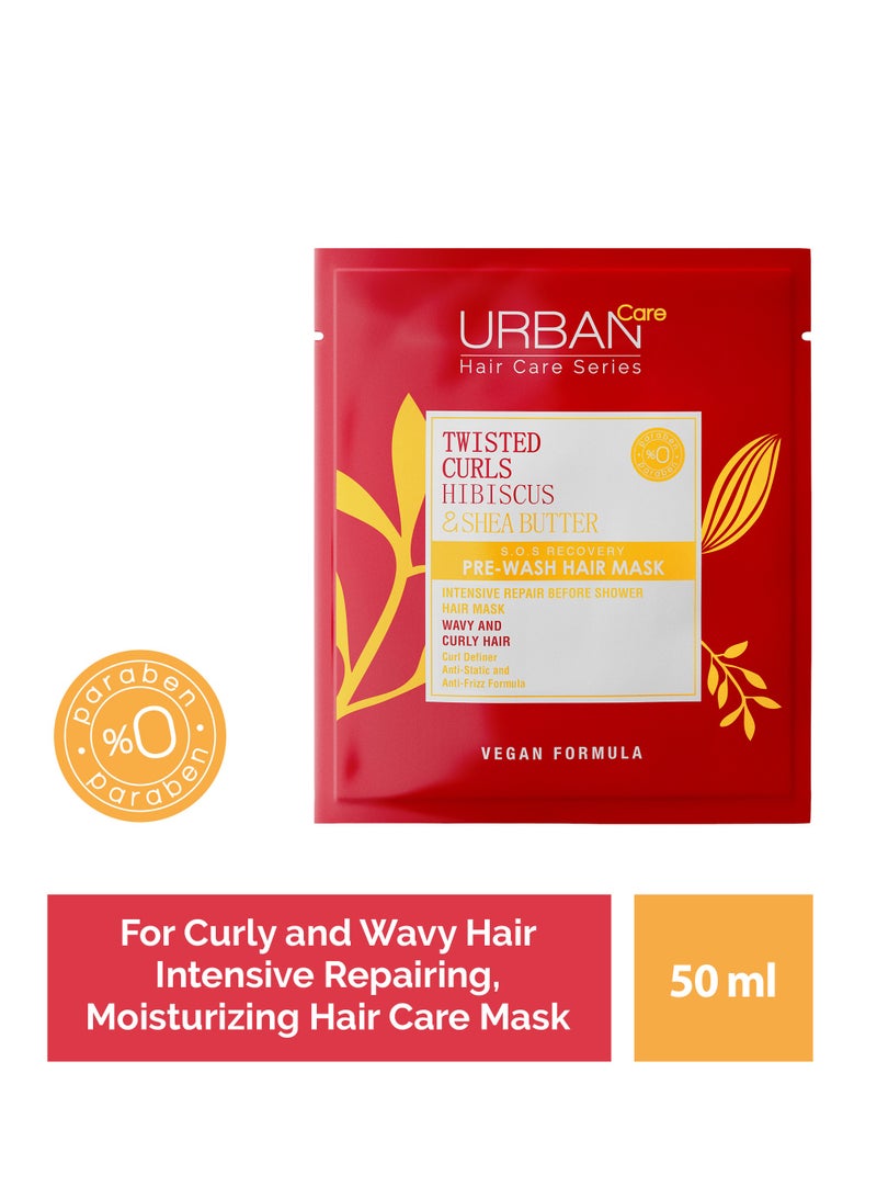 Urban Care Urban Care Twisted Curls Hibiscus & Shea Butter Pre Hair Mask  - Image 1