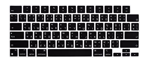 WYGCH Thai Language Keyboard Cover Silicone Protective Skin Keyboard Protector for MacBook 2026 Neo 13"(A18)& Air13.6 15"(M5-M2) & Pro14 16"(M5-M1) A3404 A3448 A3449 with Touch ID US Layout - Image 1