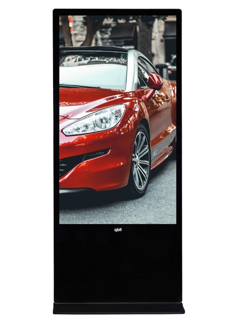 49 Inches Kiosk Non Interactive Signage Display Floor standing Indoor 4K UHD 3840 * 2160P Cloud Control, HDMI/USB Port, LAN, Wifi, Color Black- 1 Yr Warranty