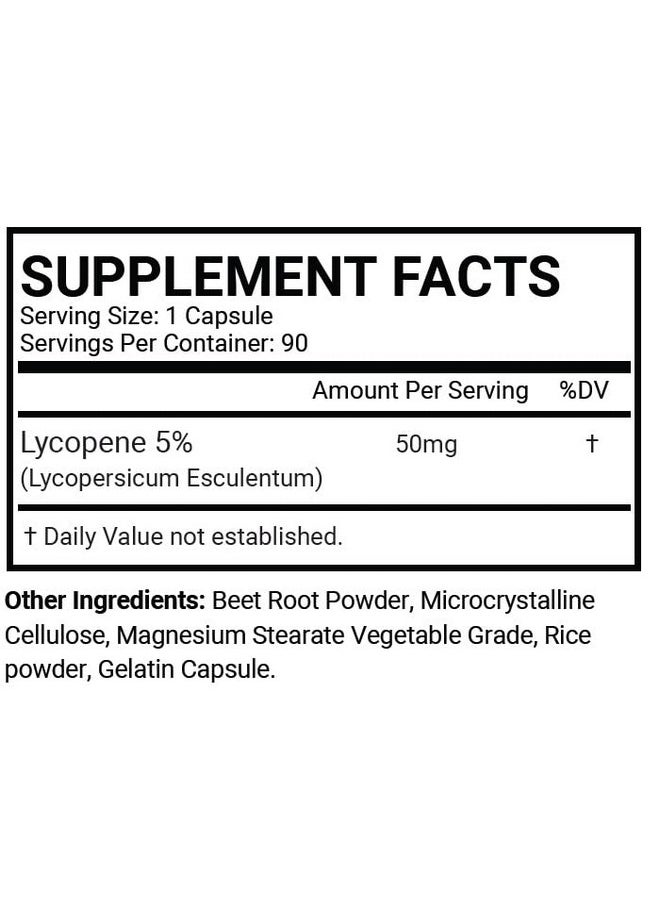 KRK SUPPLEMENTS KRK SUPPLEMENTS 1 Bottle Lycopene 50mg 90 Capsules  - Image 5