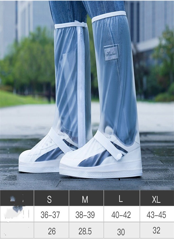 Loquat - Children's High Rain Boots Cover White - Image 1