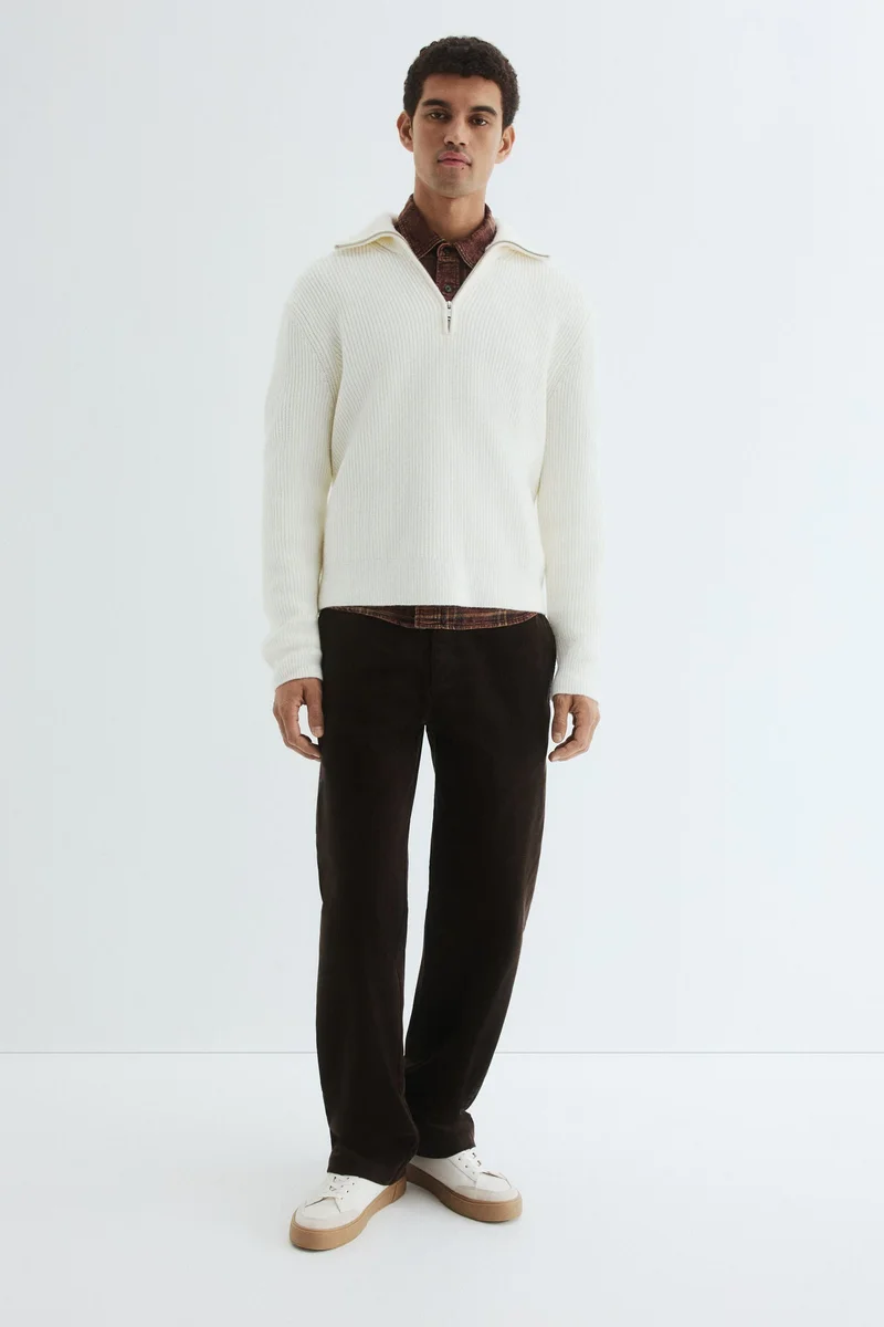 H&M Regular Fit Zip-top jumper