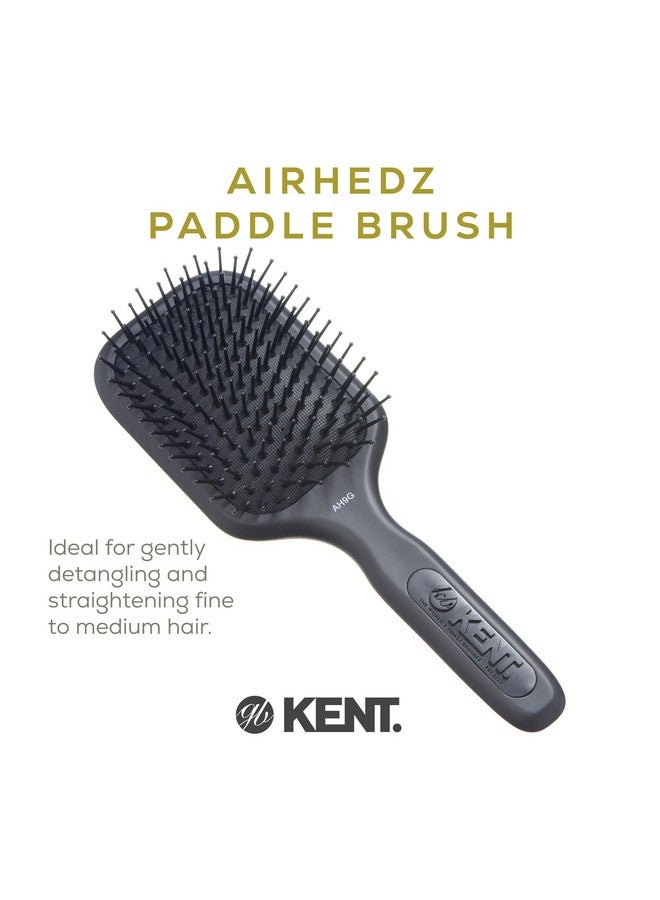 KENT Ah9G Airhedz Paddle Detangler Brush - Fine Pins For Thick, Curly, Wet And Tangled Hair - Image 2