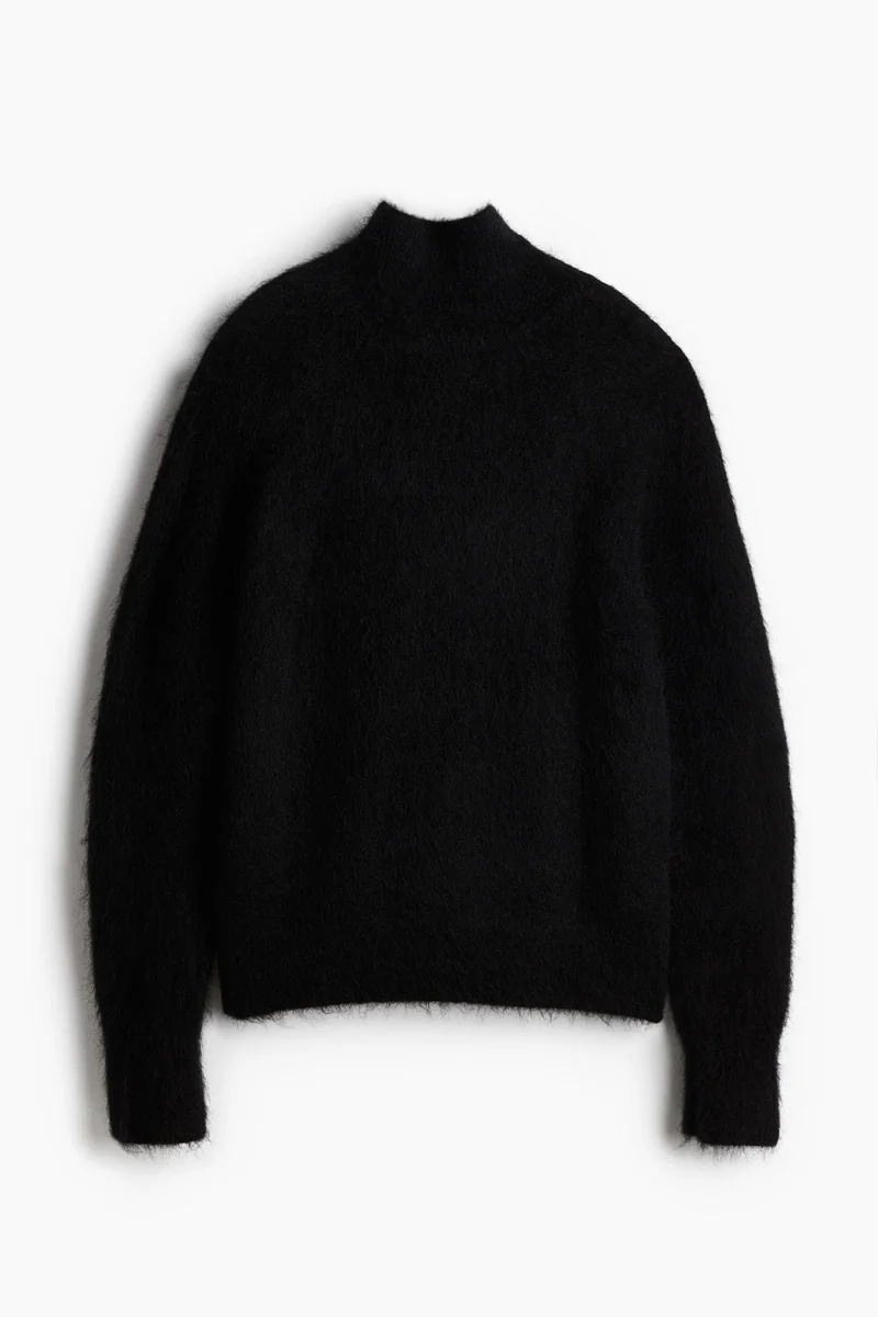 H&M Mohair-blend turtleneck jumper