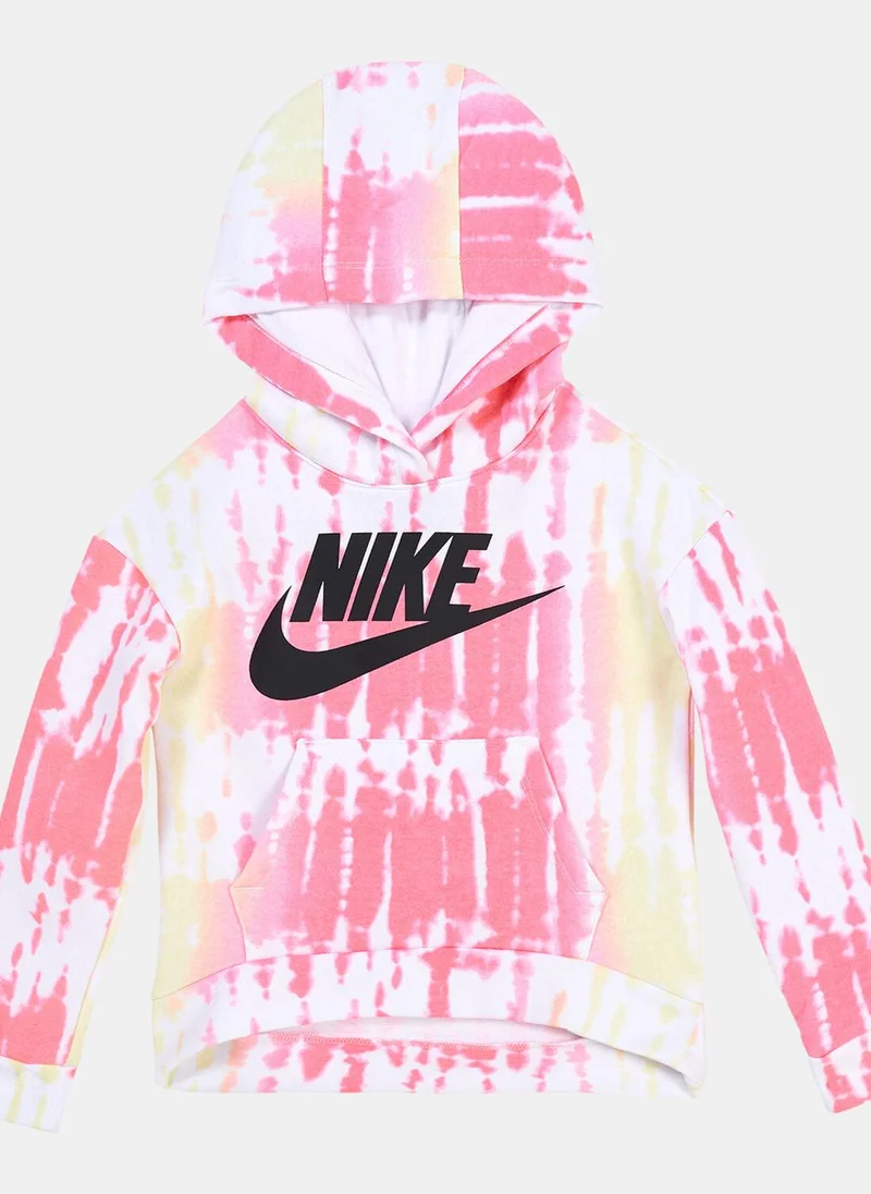 نايكي Kids' Printed Club Fleece Hoodie