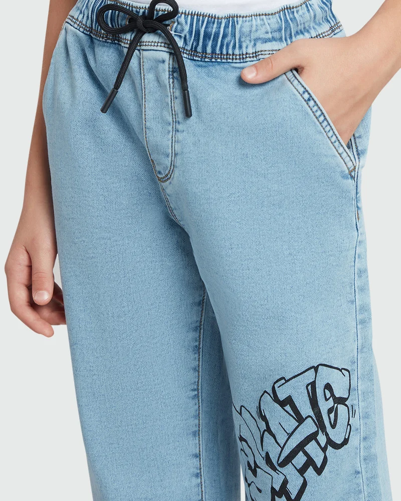 Ovs Printed Jogger Pants For Boys By OVS