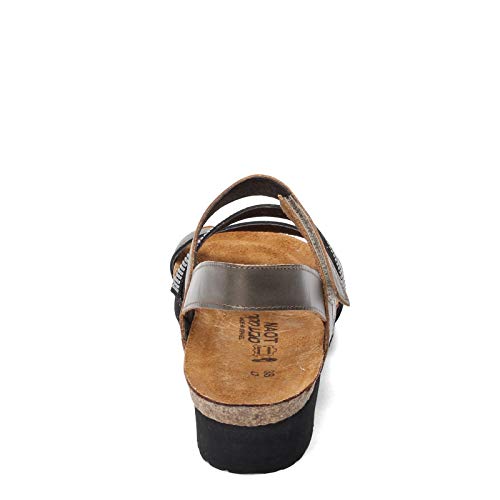 NAOT Women Krista Backstrap Sandal Pewter/Metal Lthr Combo 11-11.5 M US - Image 5