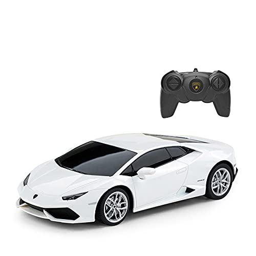 RASTAR Lamborghini HURACN LP6104 RC Car Radio Remote Control 124 Scale White - Image 1