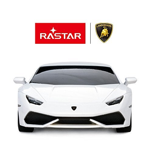 RASTAR Lamborghini HURACN LP6104 RC Car Radio Remote Control 124 Scale White - Image 5