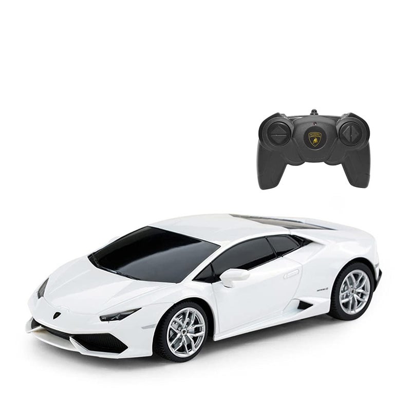 RASTAR Lamborghini HURACN LP6104 RC Car Radio Remote Control 124 Scale White - Image 2