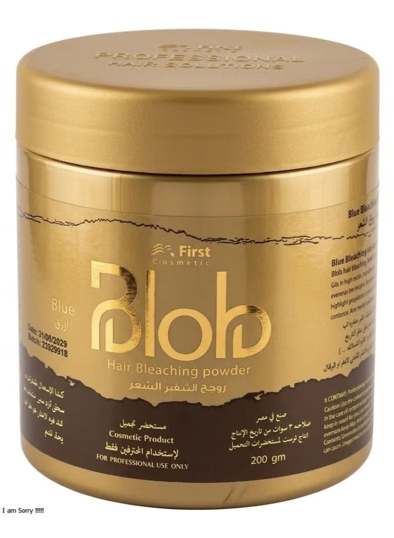 Blob Hair Blonde Powder Blue Jar, 200g