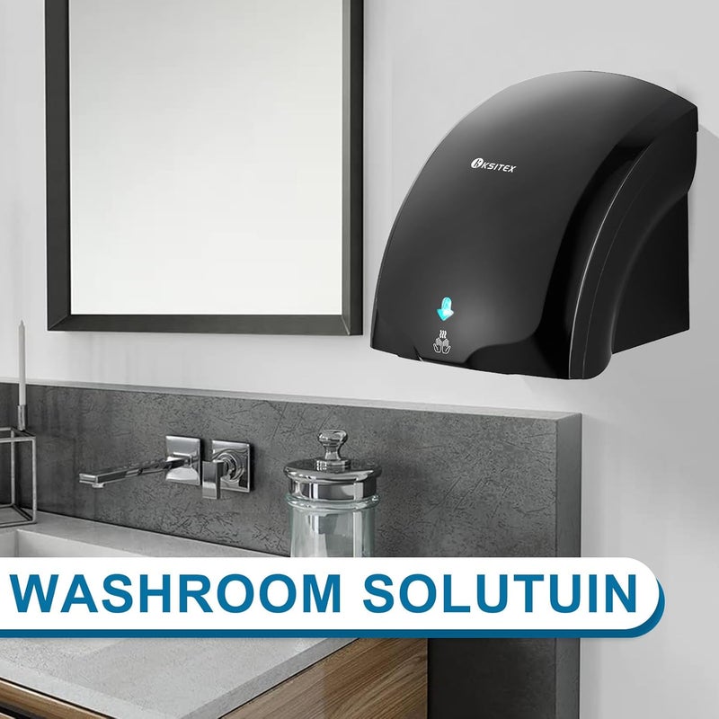 KSITEX Commercial Hand Dryer ABS 689 (Black) - Image 2