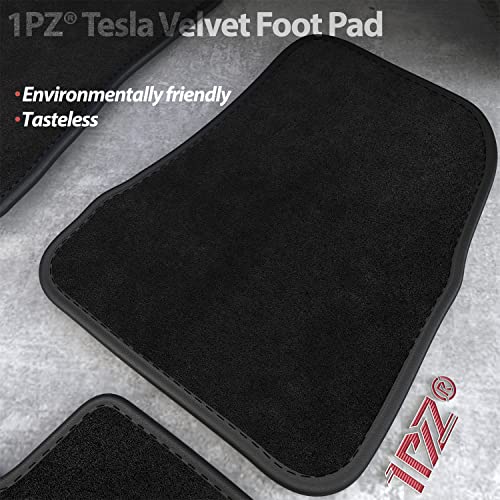 1PZ MS3-VP3 Black Carpet Floor Mats for Tesla Model 3 2017-2024 All Weather Heavy Duty Protection - Image 5